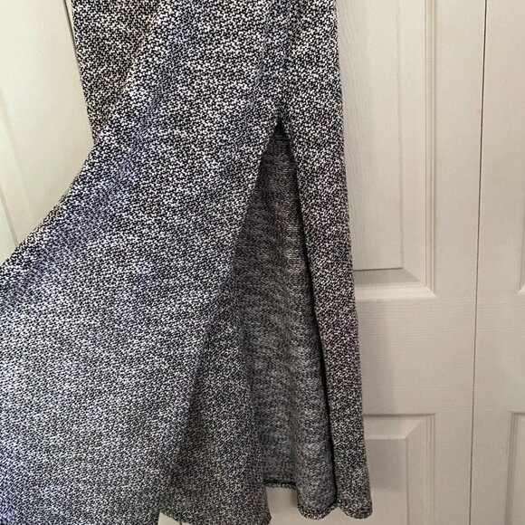 LulaRoe Women's Side Slit Marled Gray Knit Joy Long Line Duster Vest Size XS - Picture 3 of 6